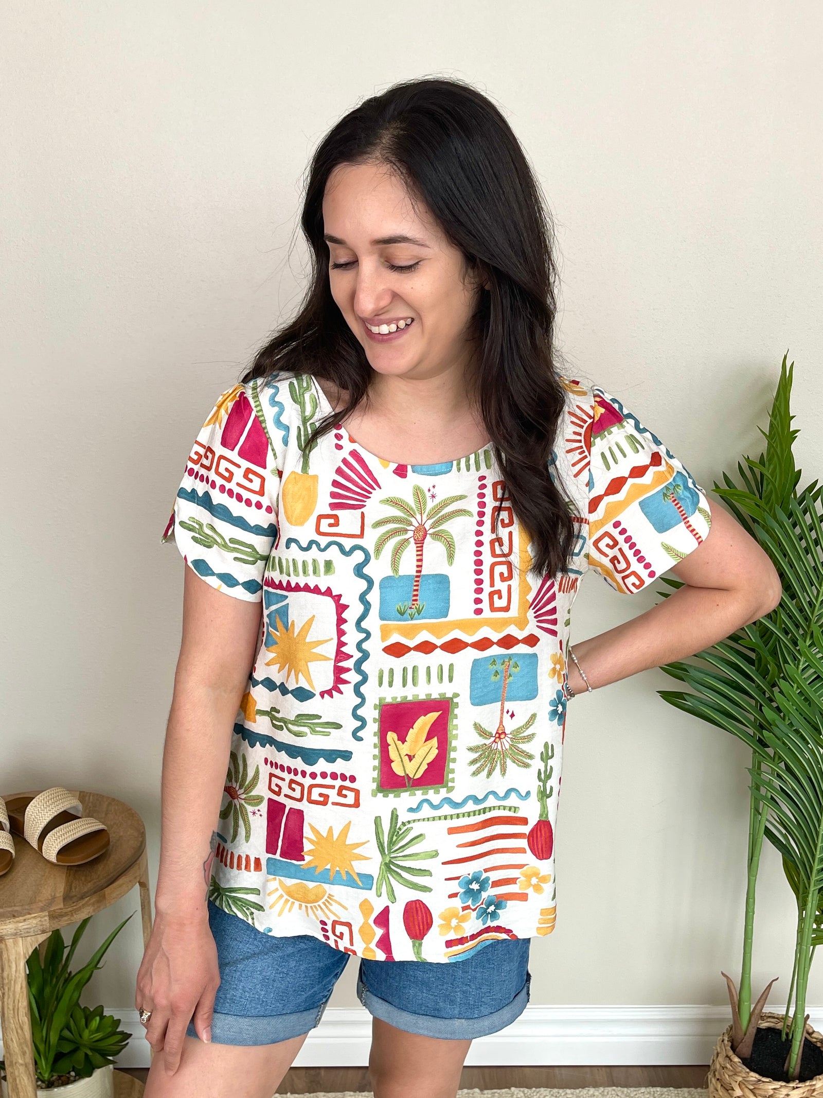 Palms & Pina Coladas Top
