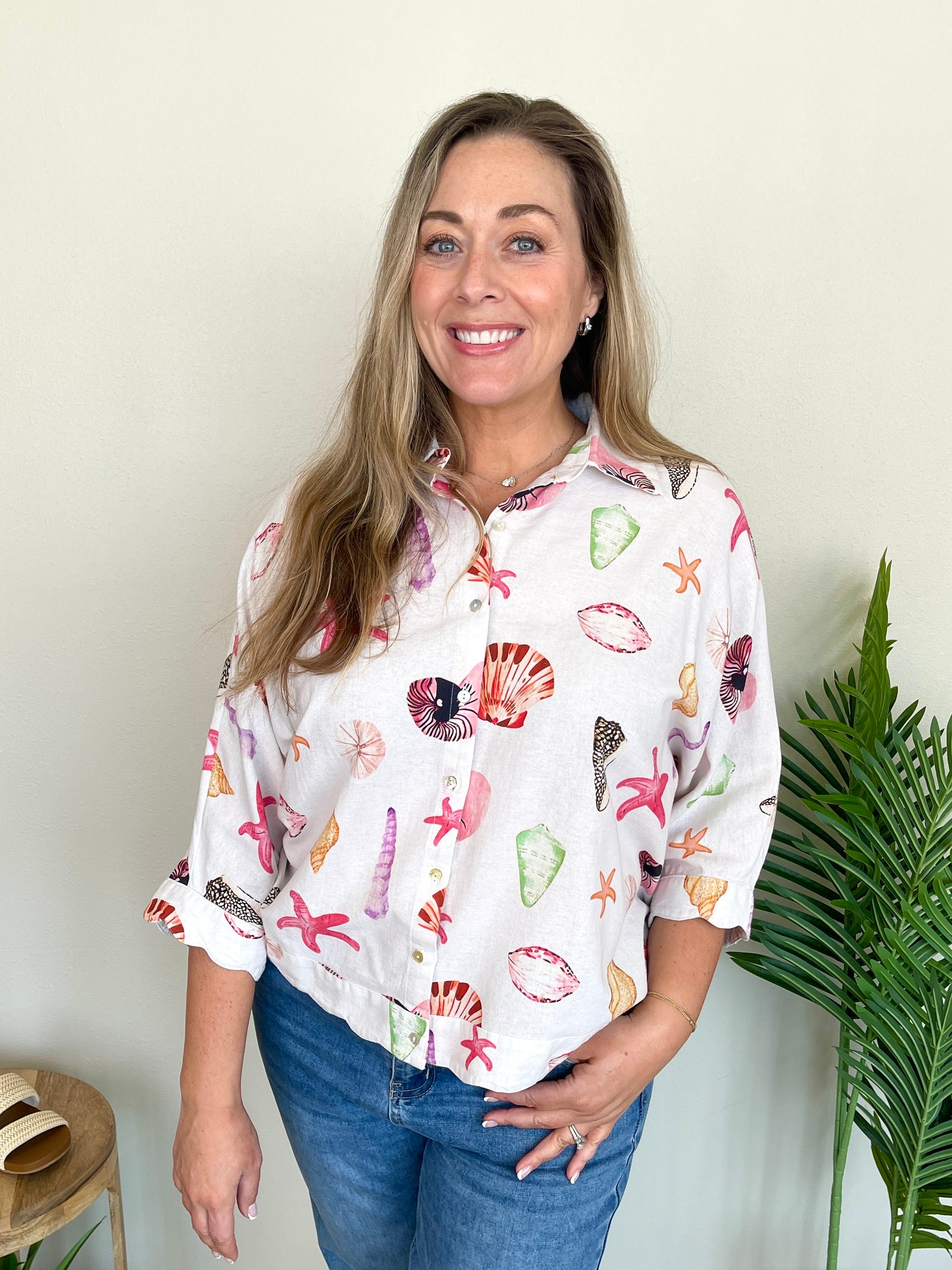 Coral Mix Top