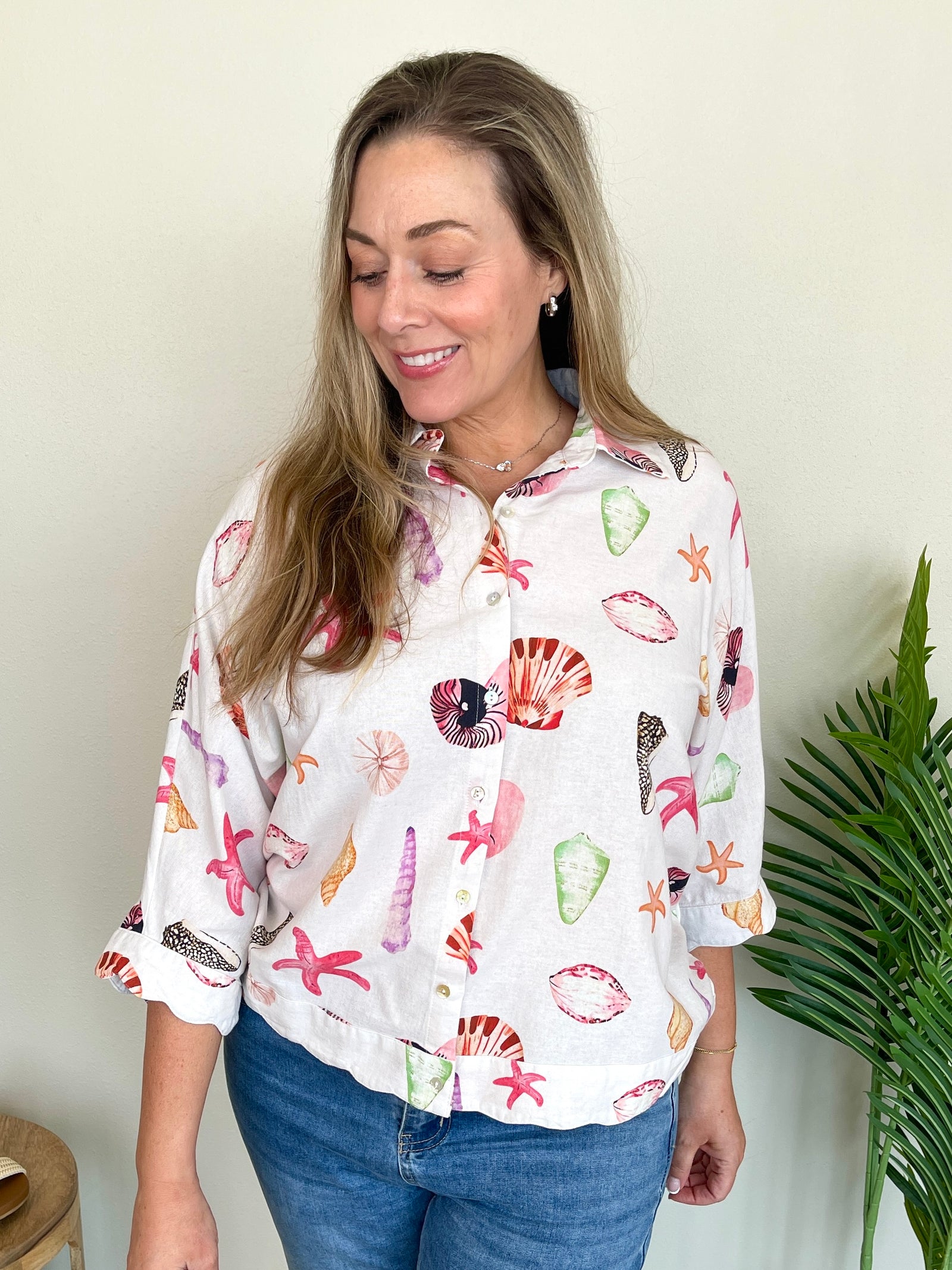 Coral Mix Top