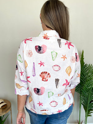 Coral Mix Top