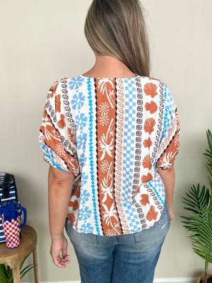 Palms & Waves Top