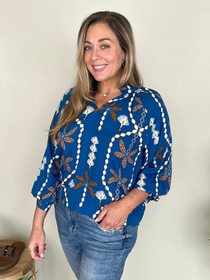 French Blue Top