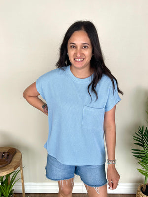 Precious Moments Top - Baby Blue