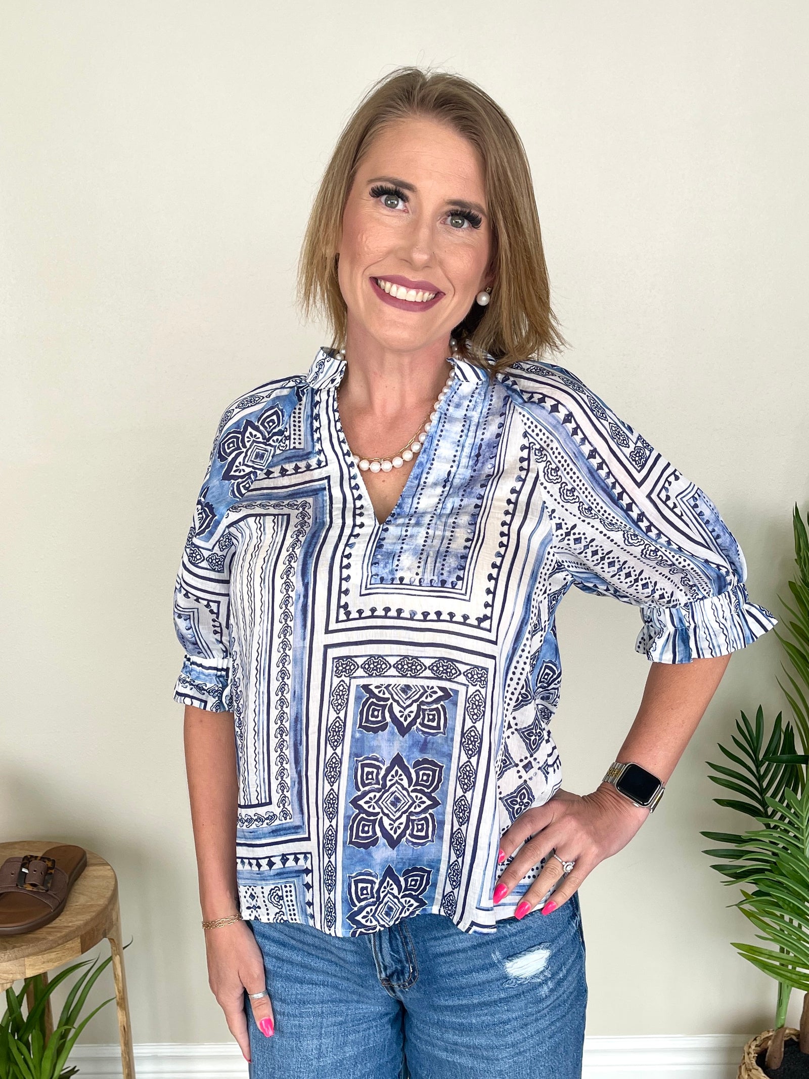 Shades of Blue Top