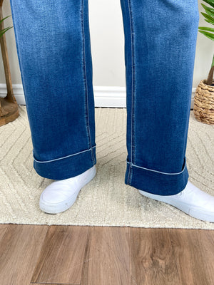 Vervet High Rise Super Soft Baggy Cuffed Wide
