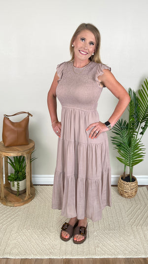 Sassy Sis Dress | Tan