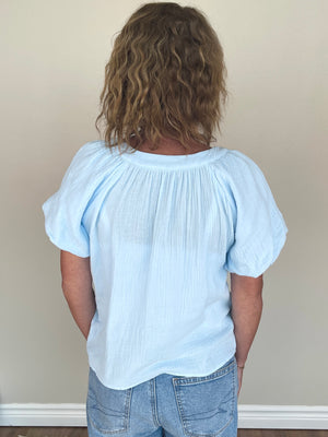 Moonwashed Blue Top