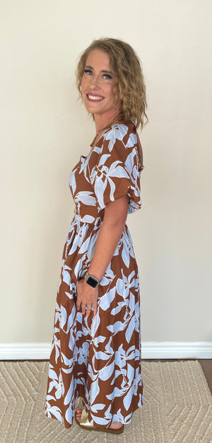 Blue Blooms Dress