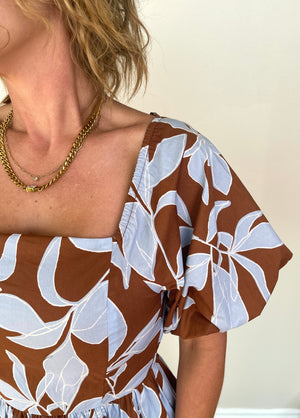 Blue Blooms Dress