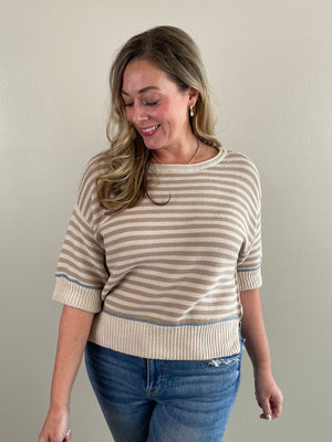 Sandy Stripes Top