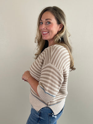 Sandy Stripes Top