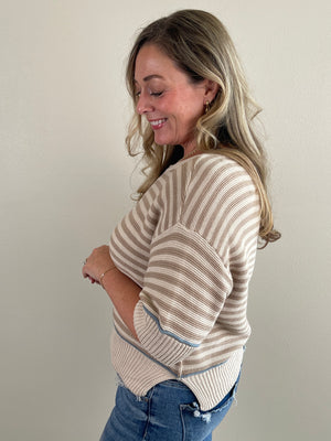 Sandy Stripes Top