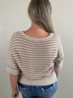 Sandy Stripes Top