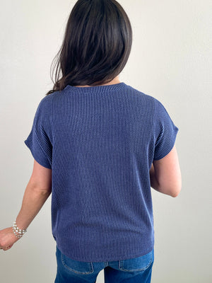 Precious Moments Top | Navy