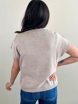 Trellis Top | Beige
