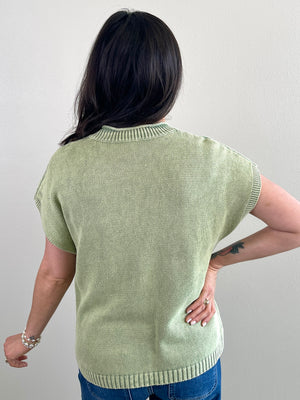 Trellis Top | Green