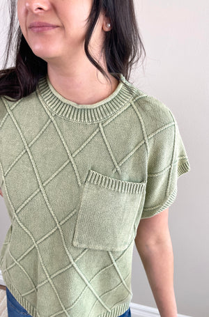 Trellis Top | Green
