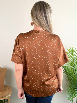 Silky With Scallops Top