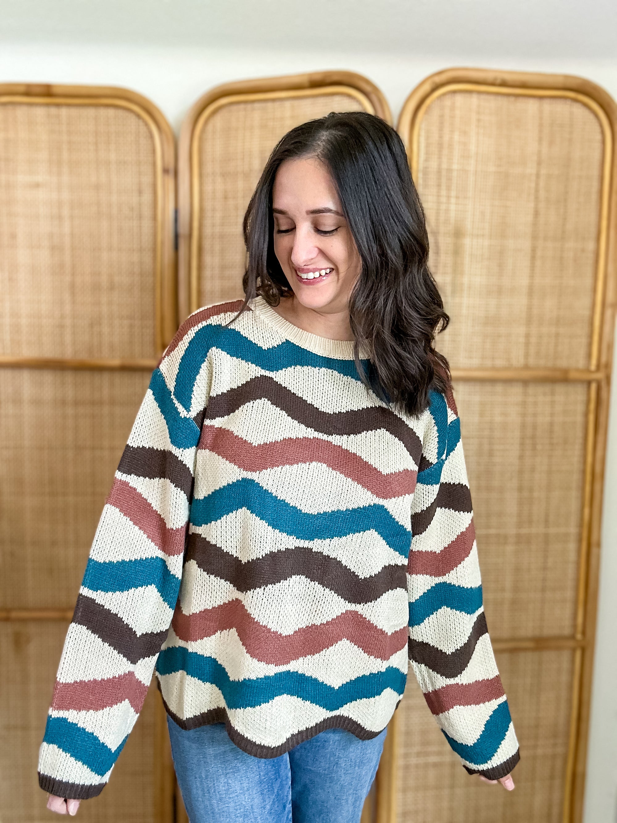 Autumn Waves Sweater