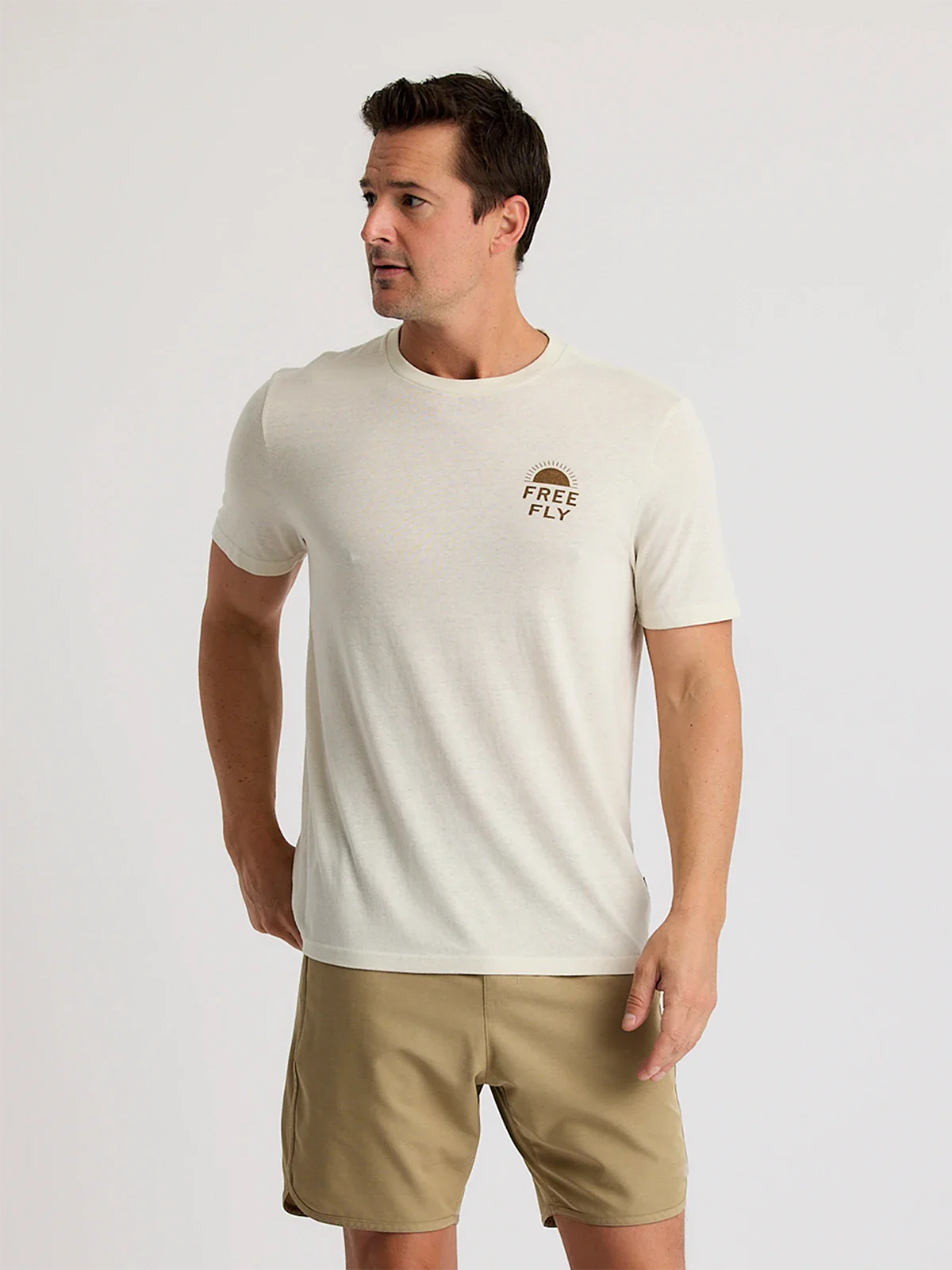 Free Fly Men's Adventure Outfitters Tee | Heather Birch