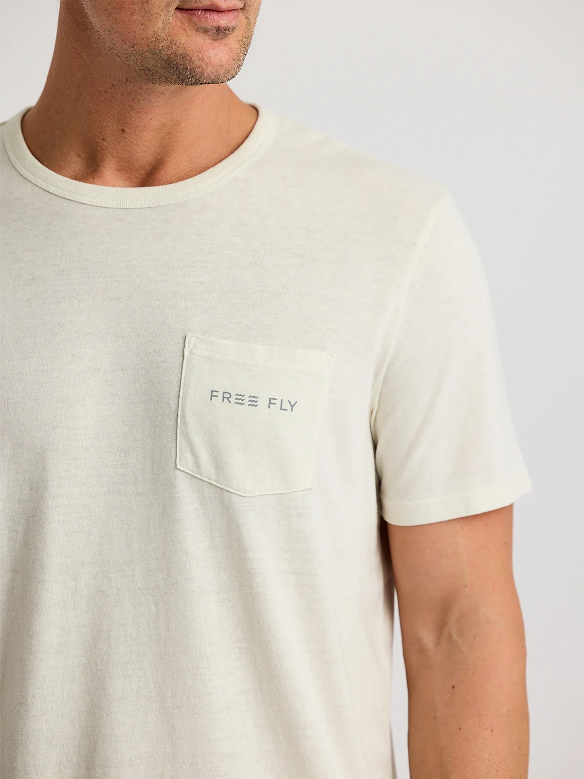 Free Fly Men's Sol Pocket Tee | Heather Birch