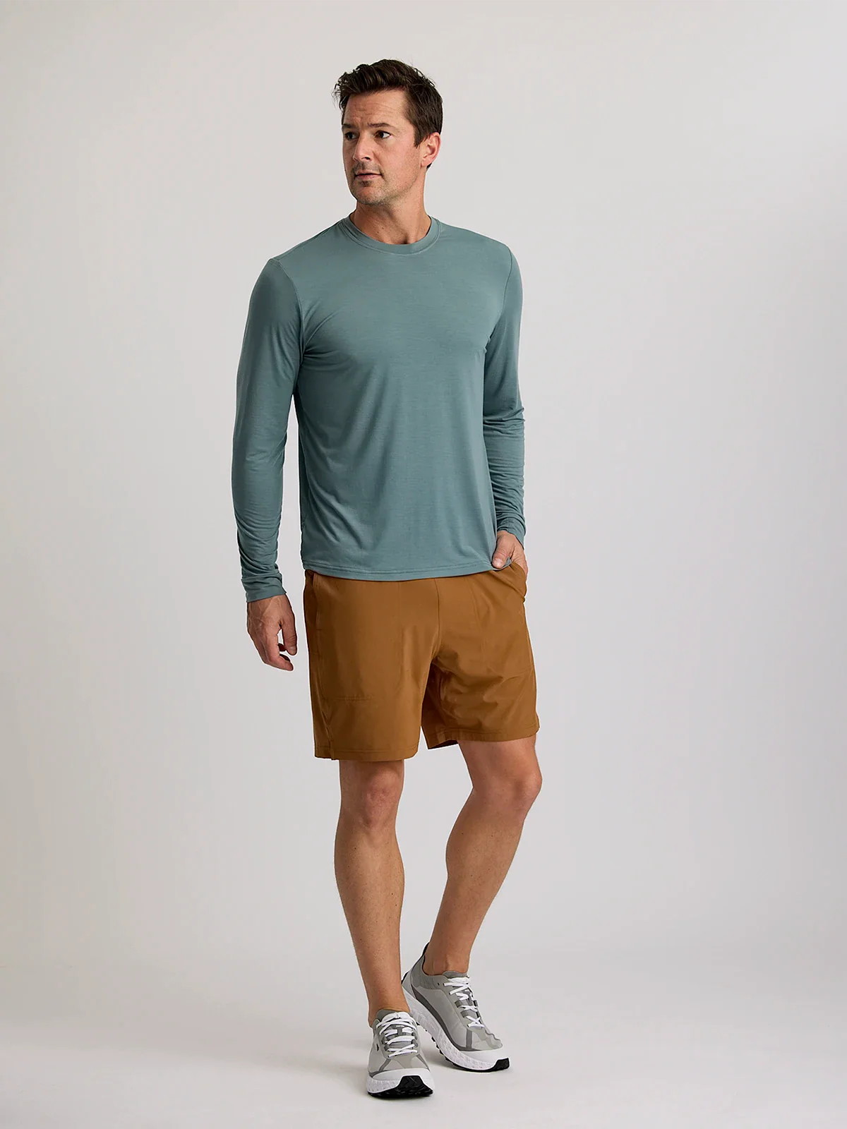 Free Fly Men's Elevate Lightweight Long Sleeve | Stormy Sea