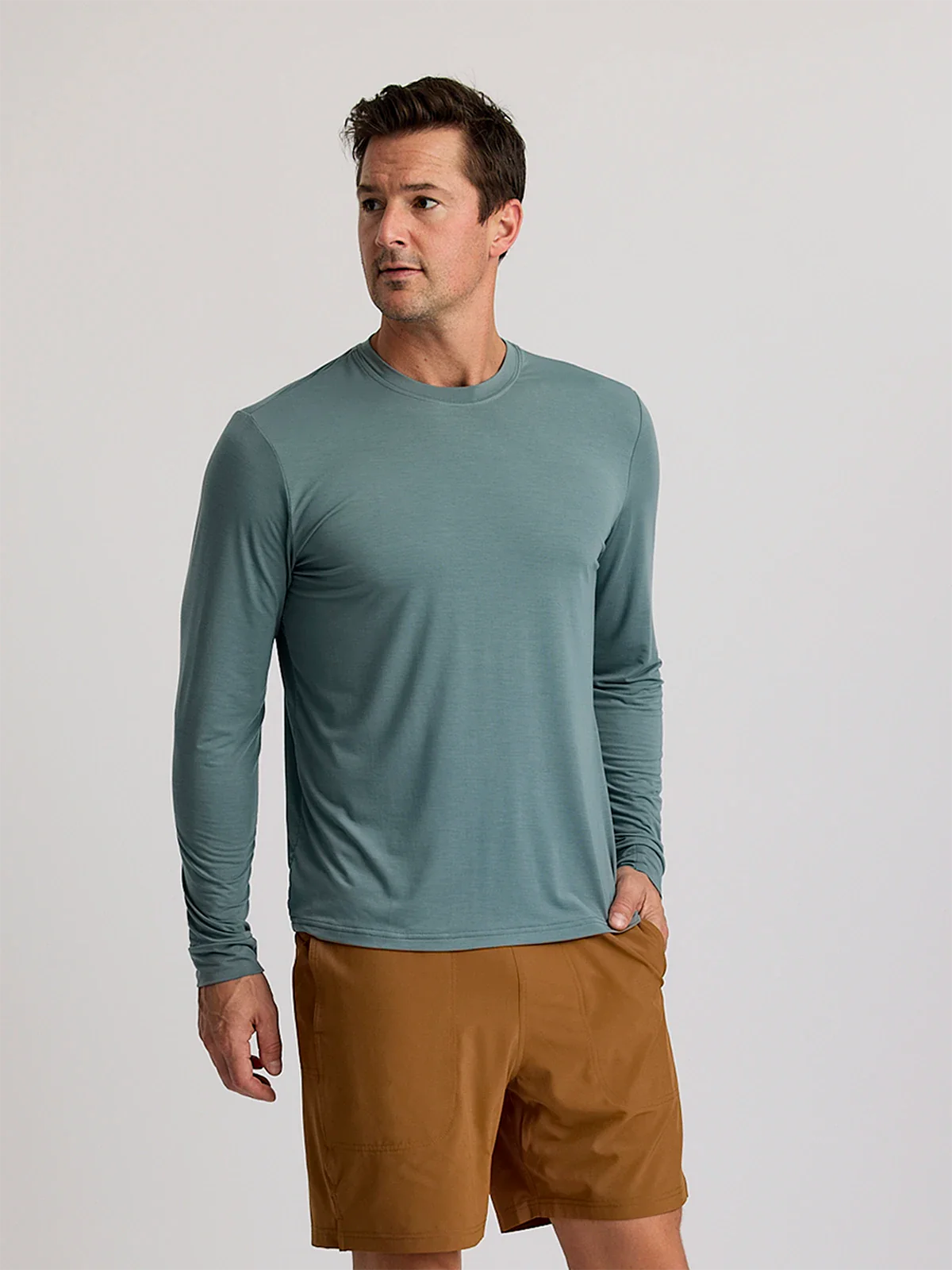 Free Fly Men's Elevate Lightweight Long Sleeve | Stormy Sea