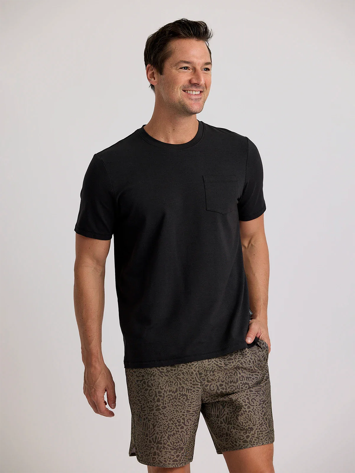 Free Fly Men's Bamboo Current Pocket Tee