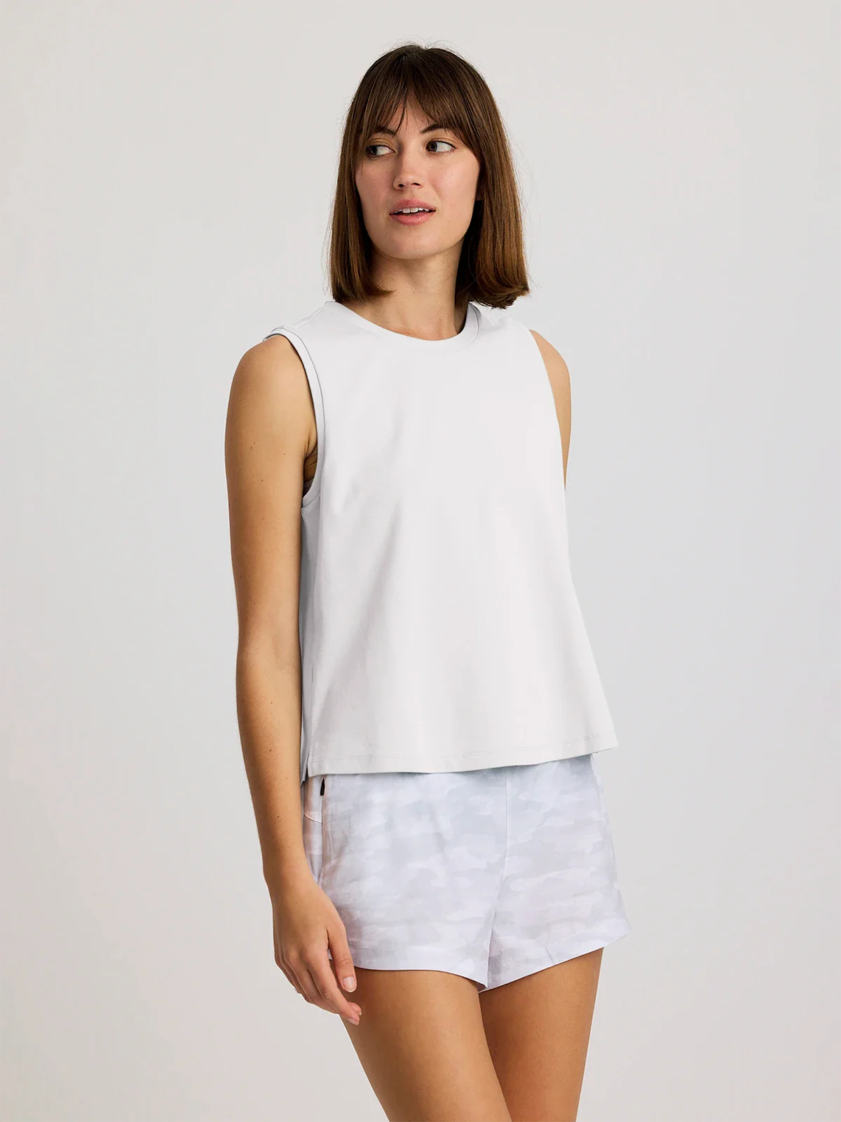 Free Fly Women's Bamboo Current Tank | White