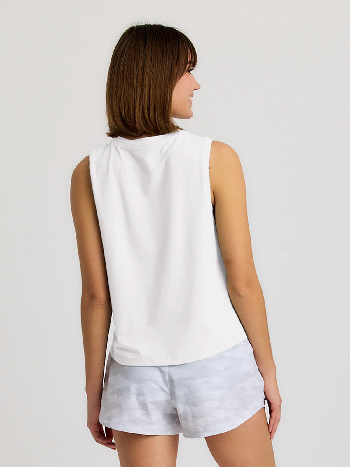 Free Fly Women's Bamboo Current Tank | White