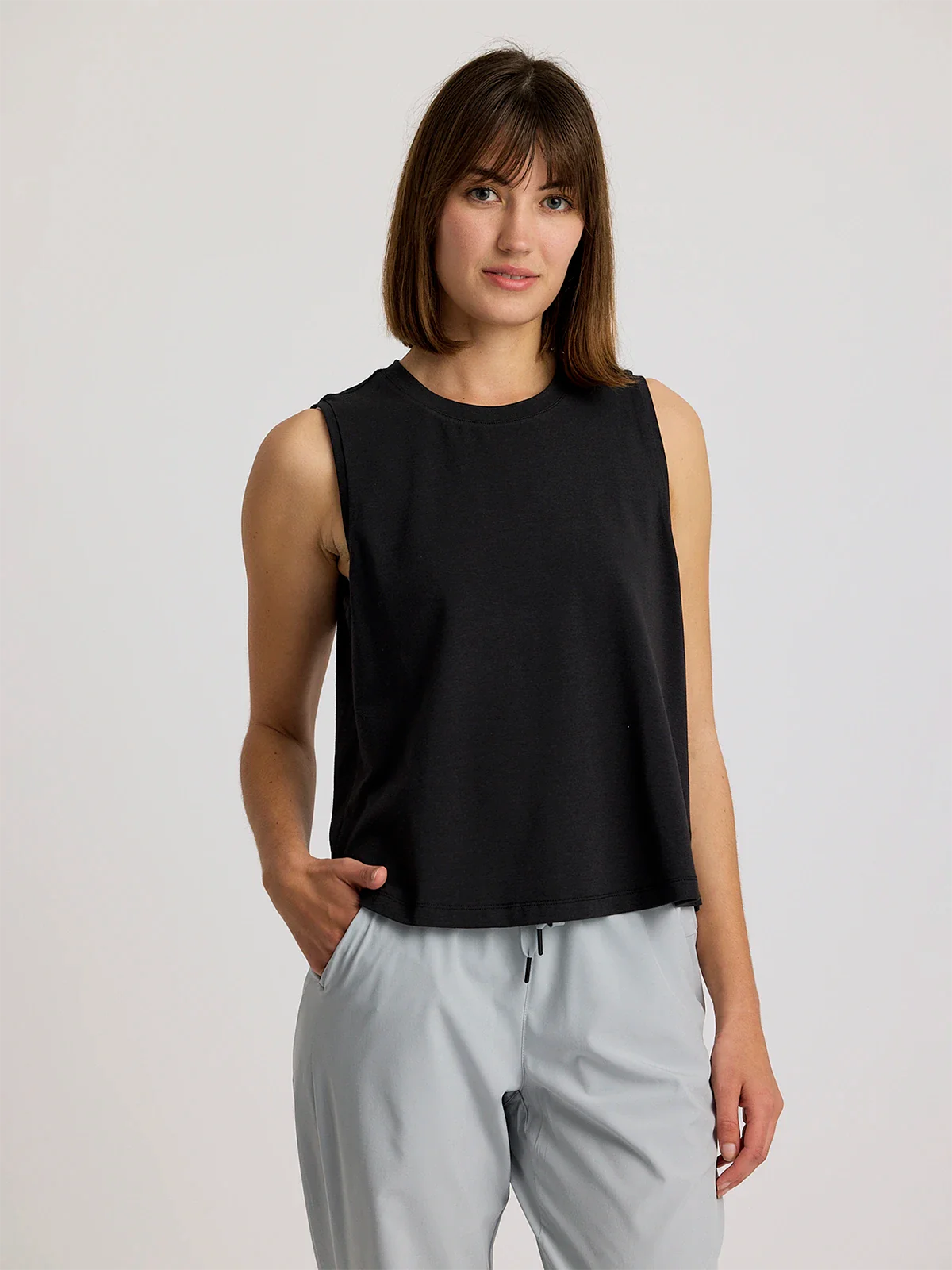 Free Fly Women's Bamboo Current Tank | Black