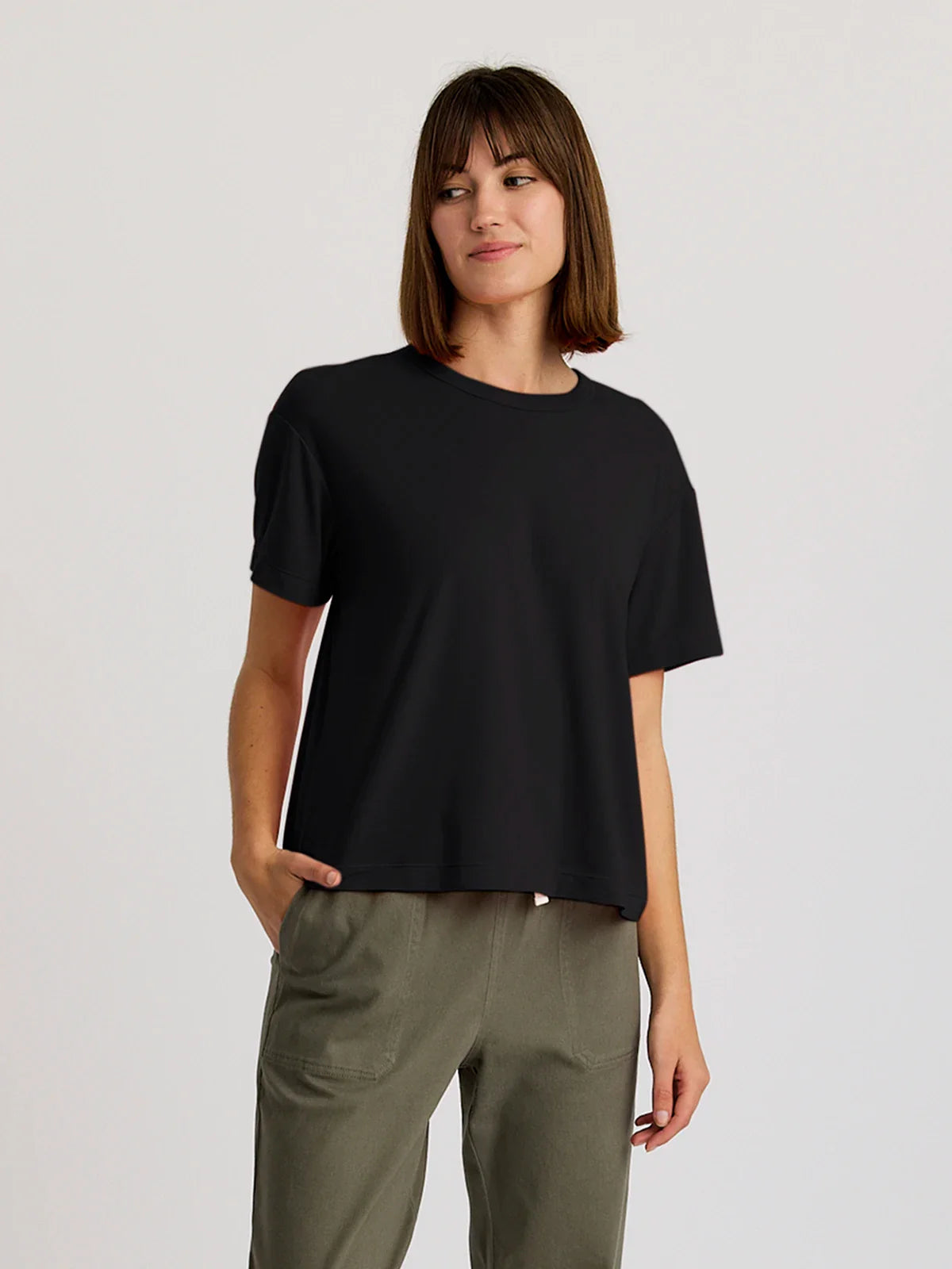 Free Fly Women's Elevate Lightweight Tee | Black