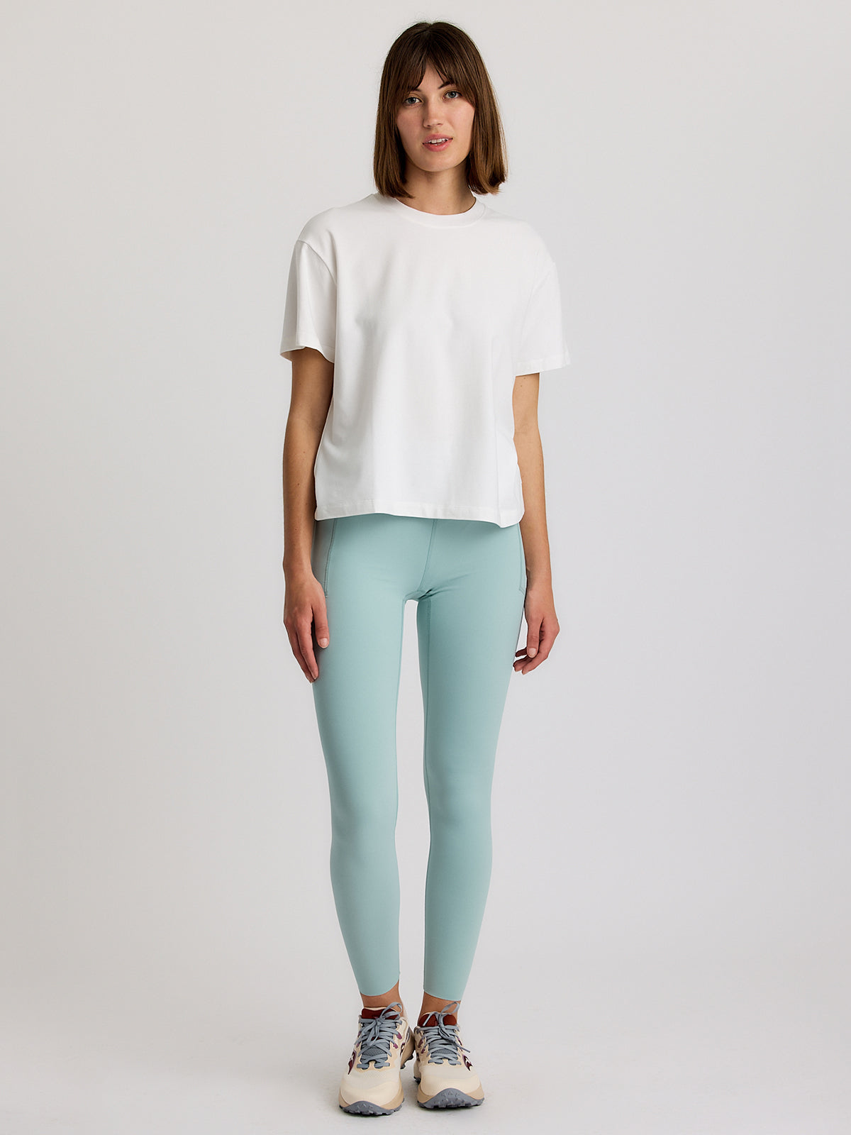Free Fly Women's Bamboo Current Boxy Tee | White