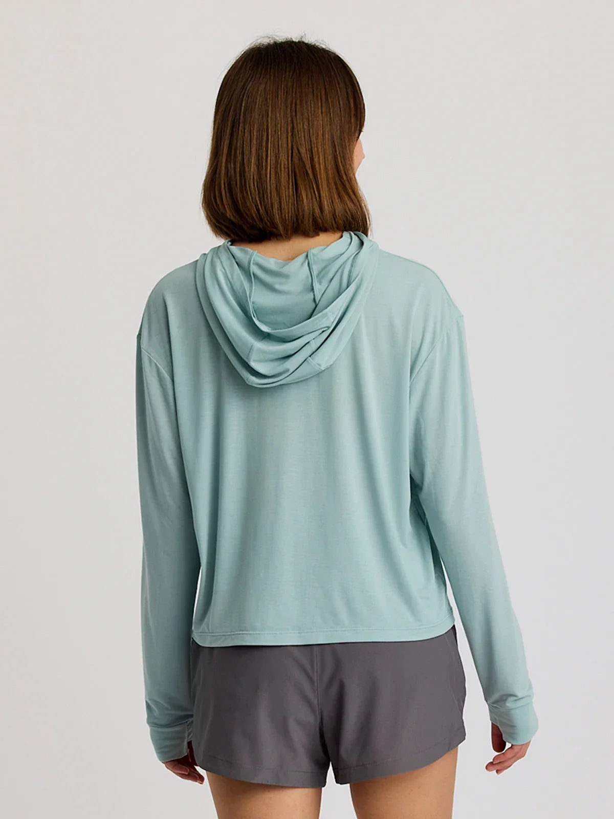 Free Fly Women's Elevate Lightweight Hoodie | Ocean Mist