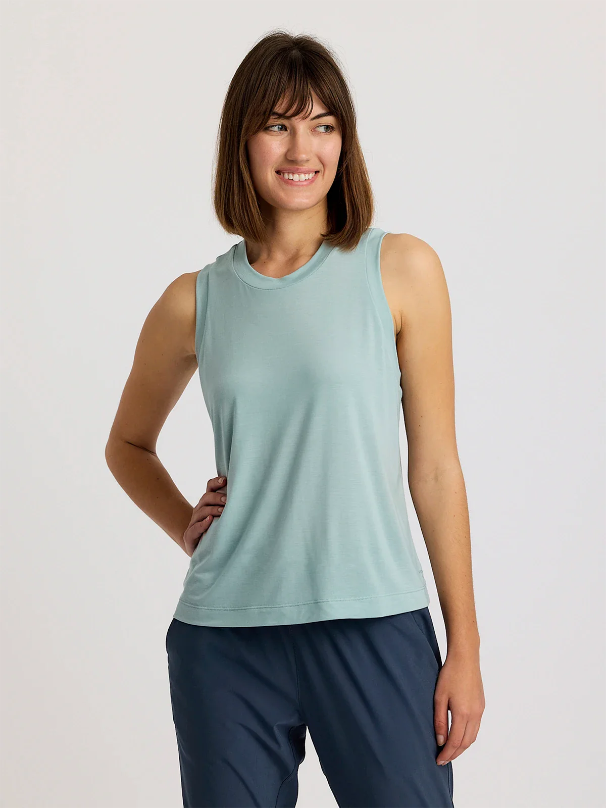 Free Fly Women's Elevate Lightweight Tank | Ocean Mist