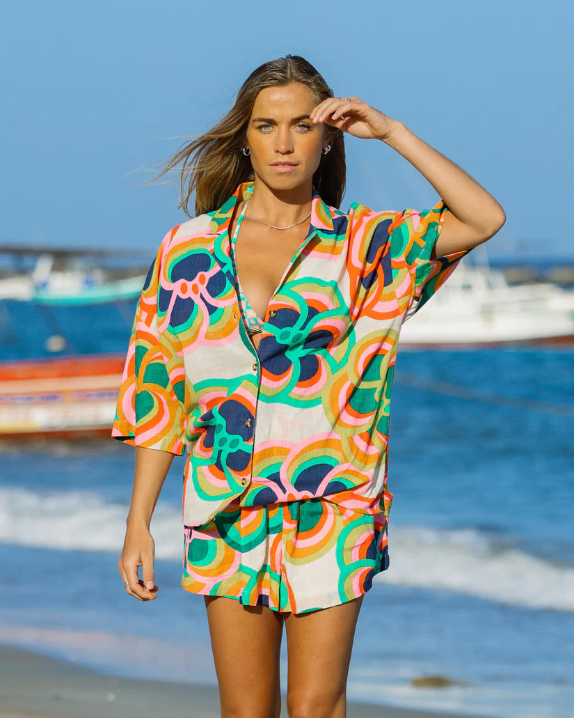 Billabong x Mami Wata Beach Side Short Sleeve Shirt