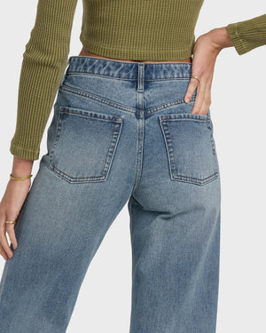 Billabong Free Fall Flare Denim | Atlantic Deep