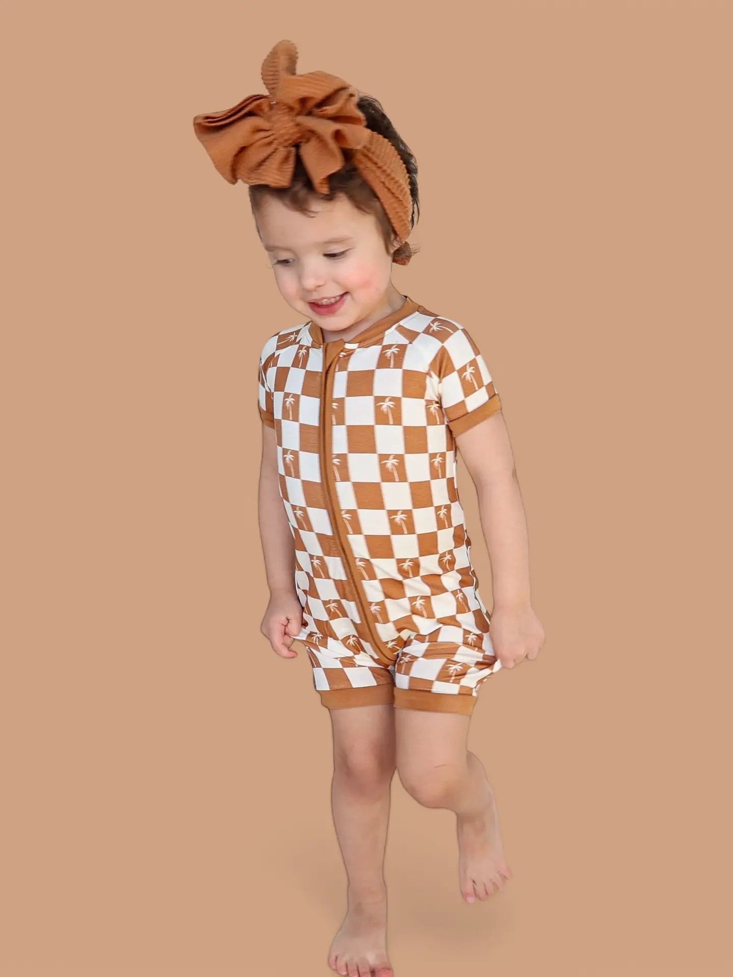 Sandy Beach Checkers Dream Shortie