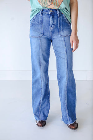 Bayeas Jess High Rise Relaxed Straight Jeans