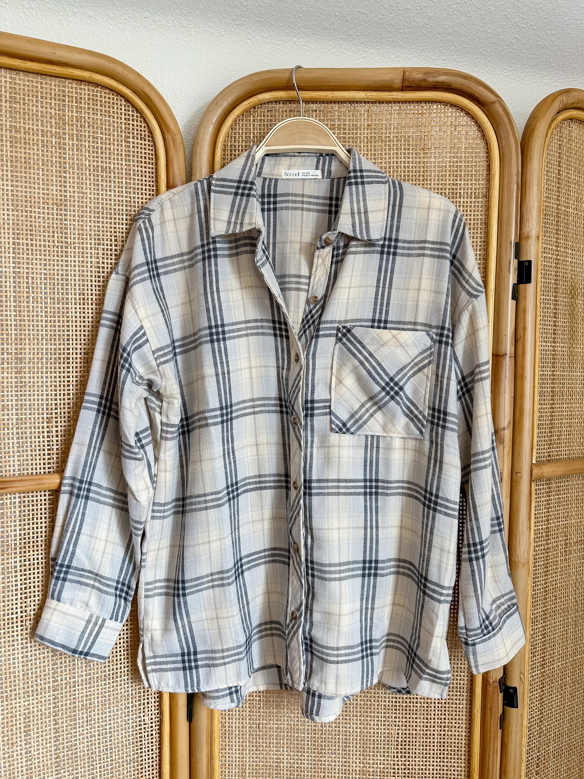 Skylar Flannel | Grey