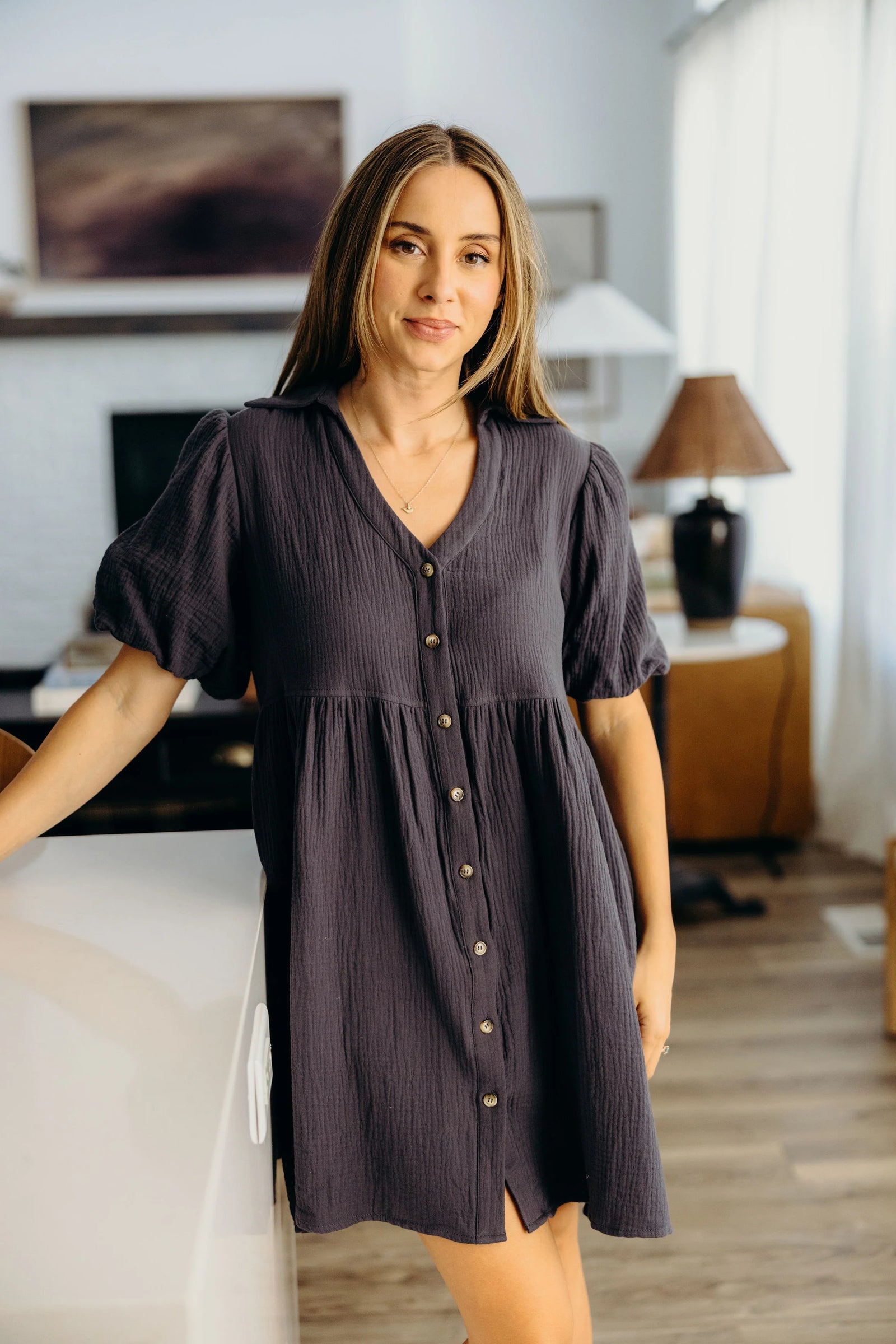 MikaRose Cheyenne Dress | Blue Horizon