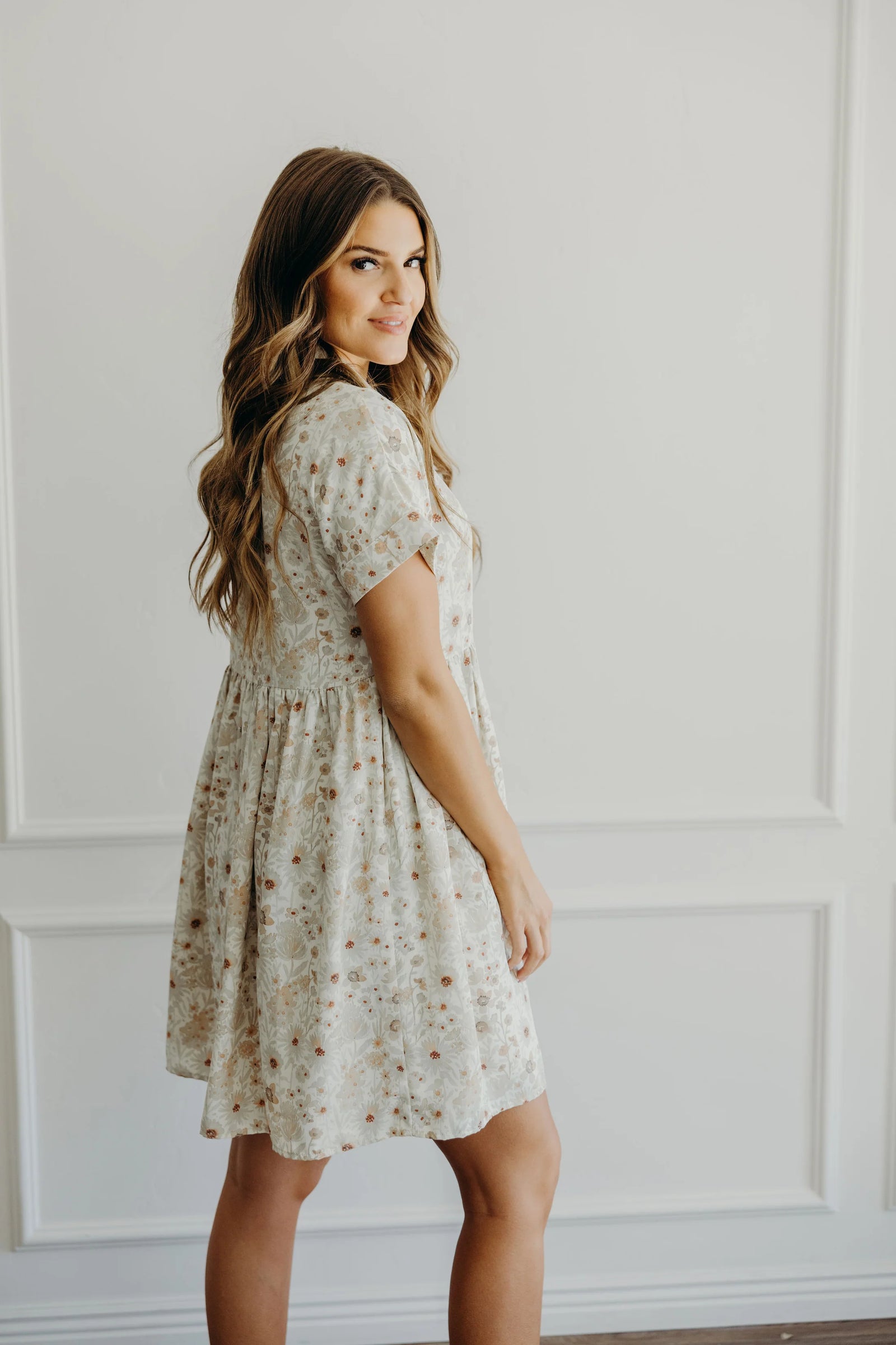 Mikarose Heidi Dress | Bisque Bloom