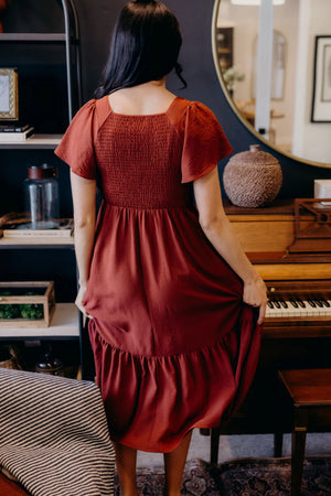 Mikarose Kendall Dress | Tandoori Spice