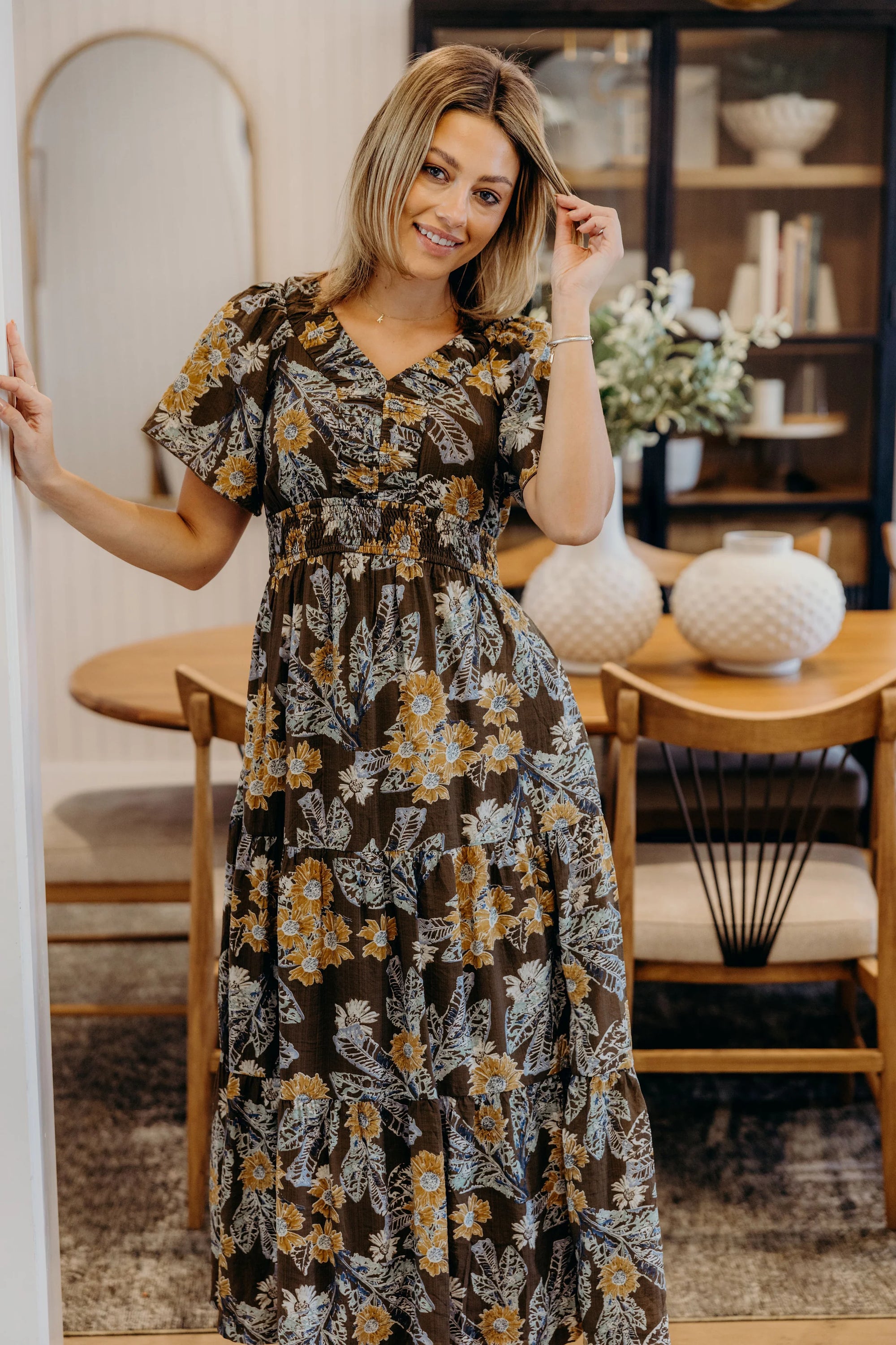 Mikarose Shay Dress | Golden Fawn