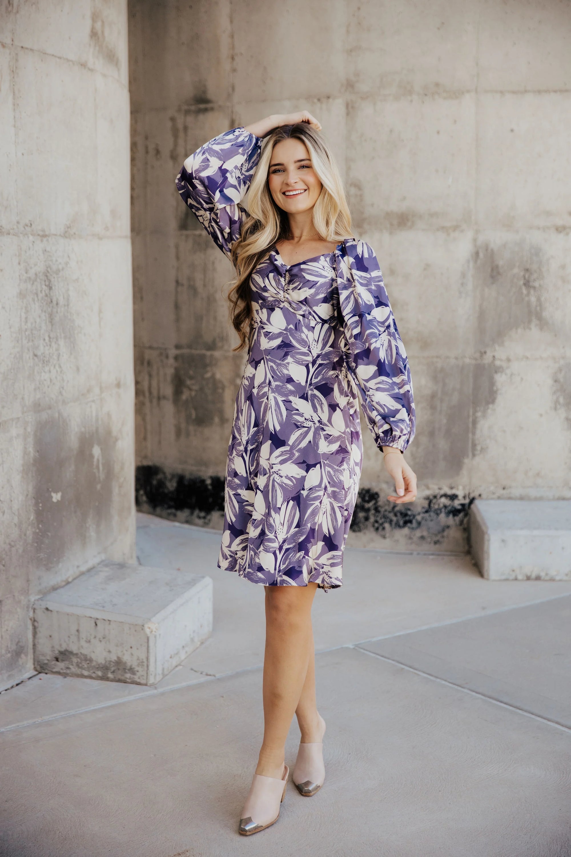 Mikarose Nellie Dress | Groovy Indigo