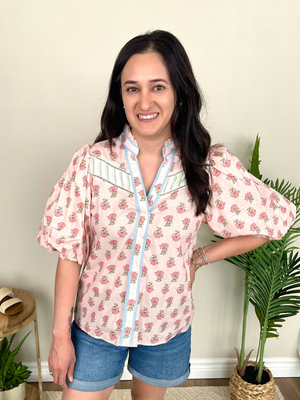 Winding Roses Top