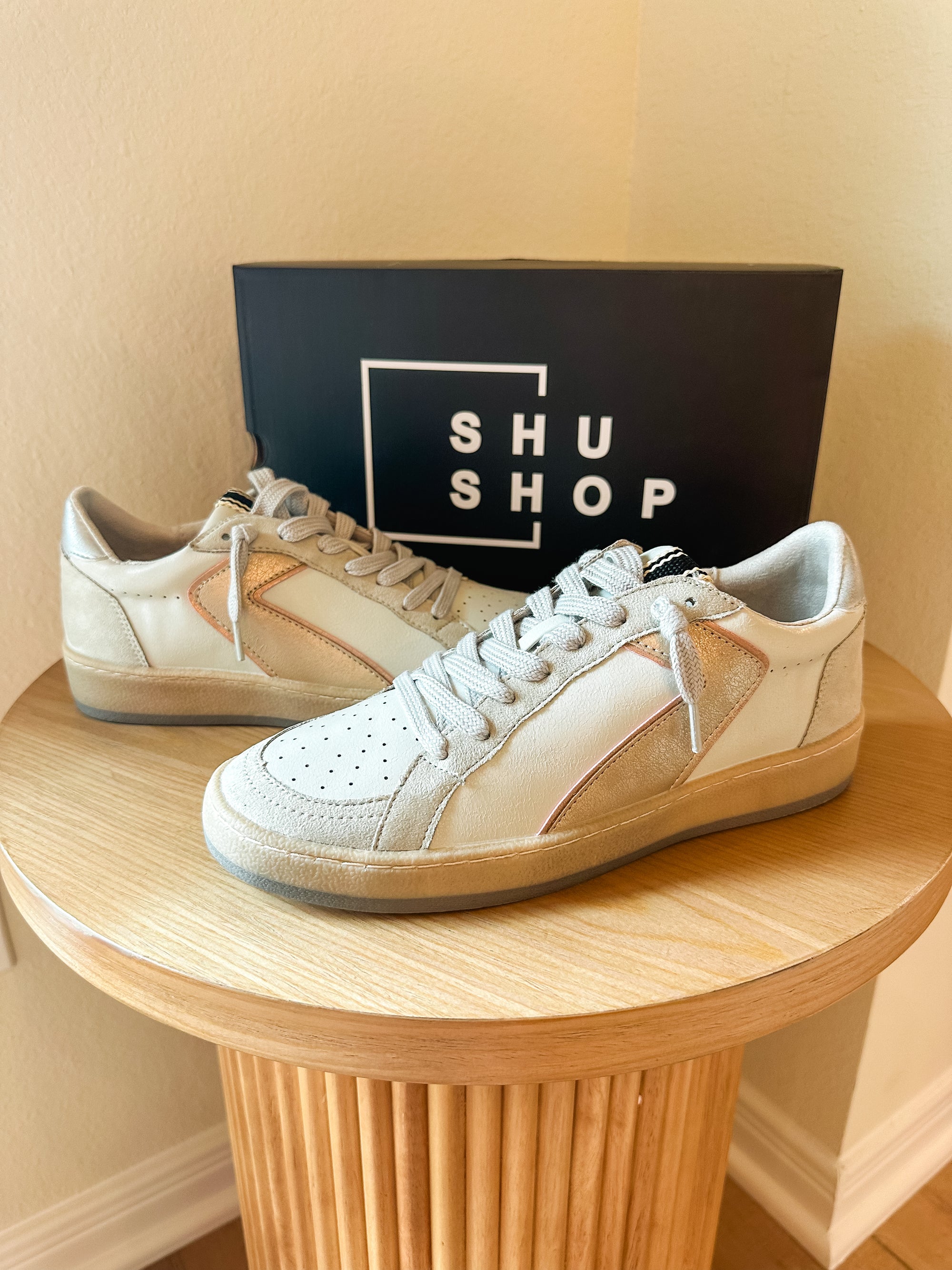 Shu Shop Salma Sneakers | Gold