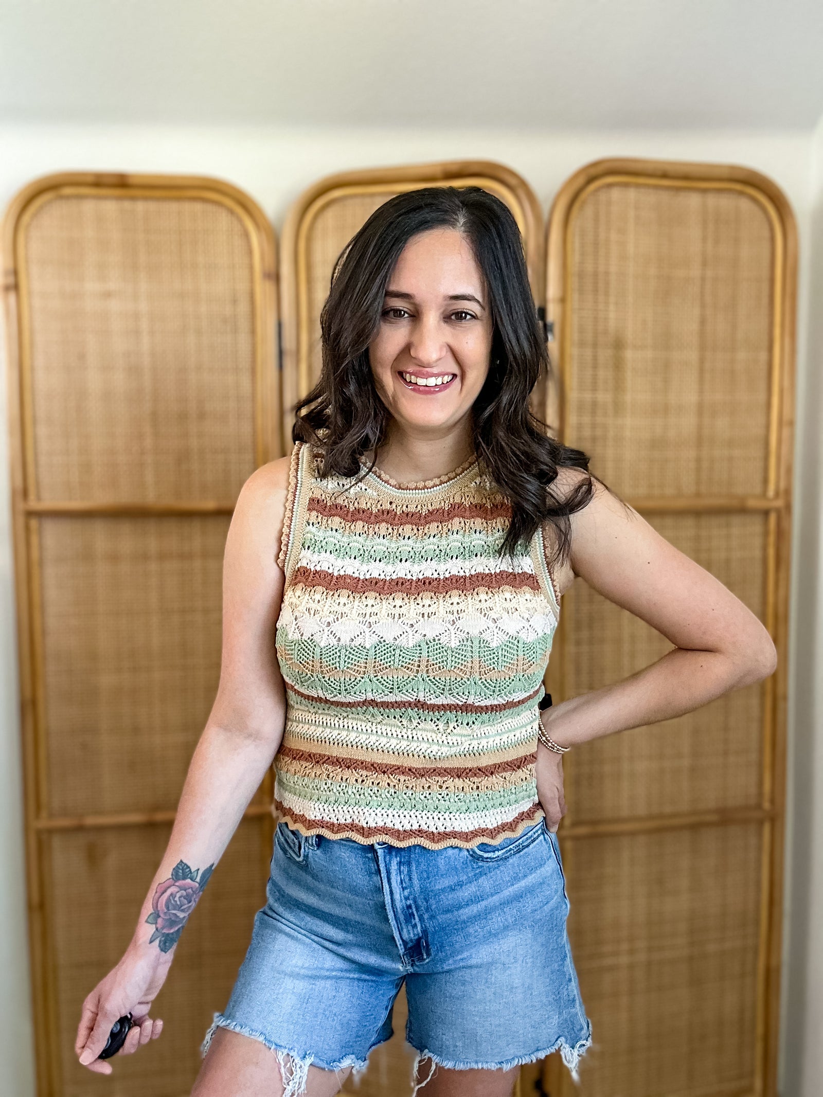 Groovy Crochet Tank Top