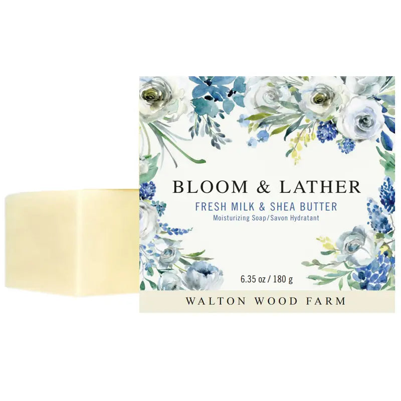 Bloom & Lather Shea Butter Soap | Fresh Buttermilk