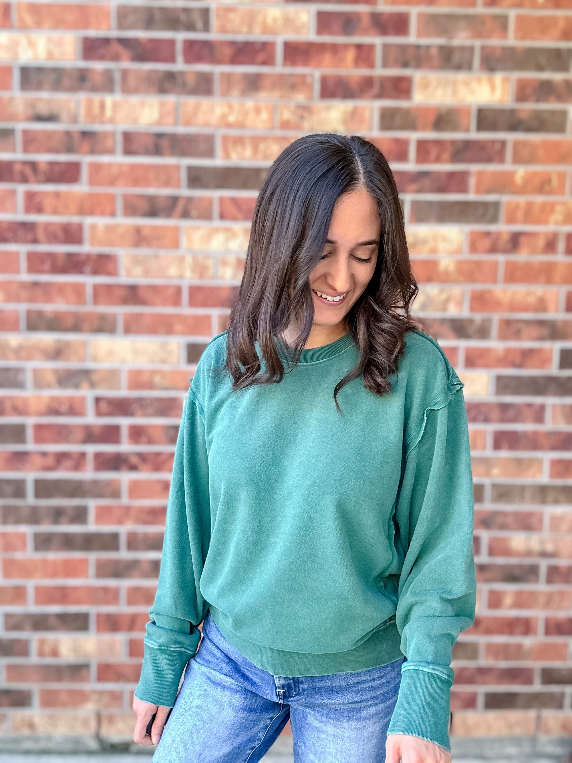 Marisa Pullover | Dark Green